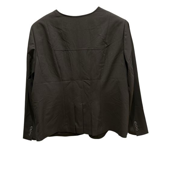 The Limited Womens Black One Button Blazer Size 18 Lined Stretch Career - Picture 6 of 12